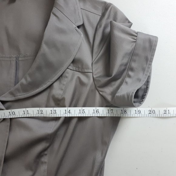 RW&CO. Taupe Button Down Belted Dress - Picture 8 of 16